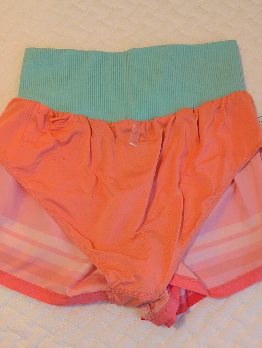 FP MOVEMENT by Free People Carpe Diem Shorts Ombre Orange and Blue Size Large - Picture 13 of 17
